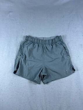 Nike Dri-FIT 5" Brief-Lined Running Shorts Men S Gray Mesh Detail Athletic Sport